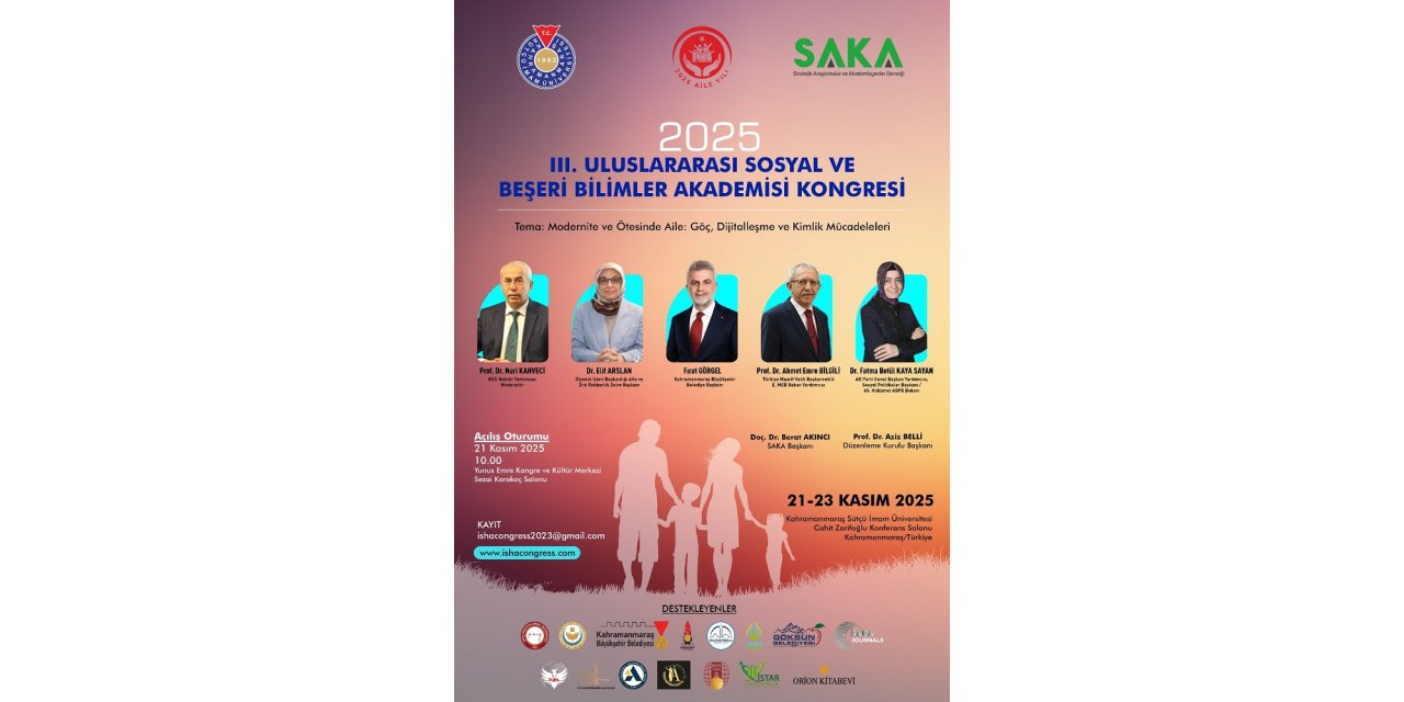 3. Sosyal ve Beşerî Bilimler Kongresi Başlıyor!