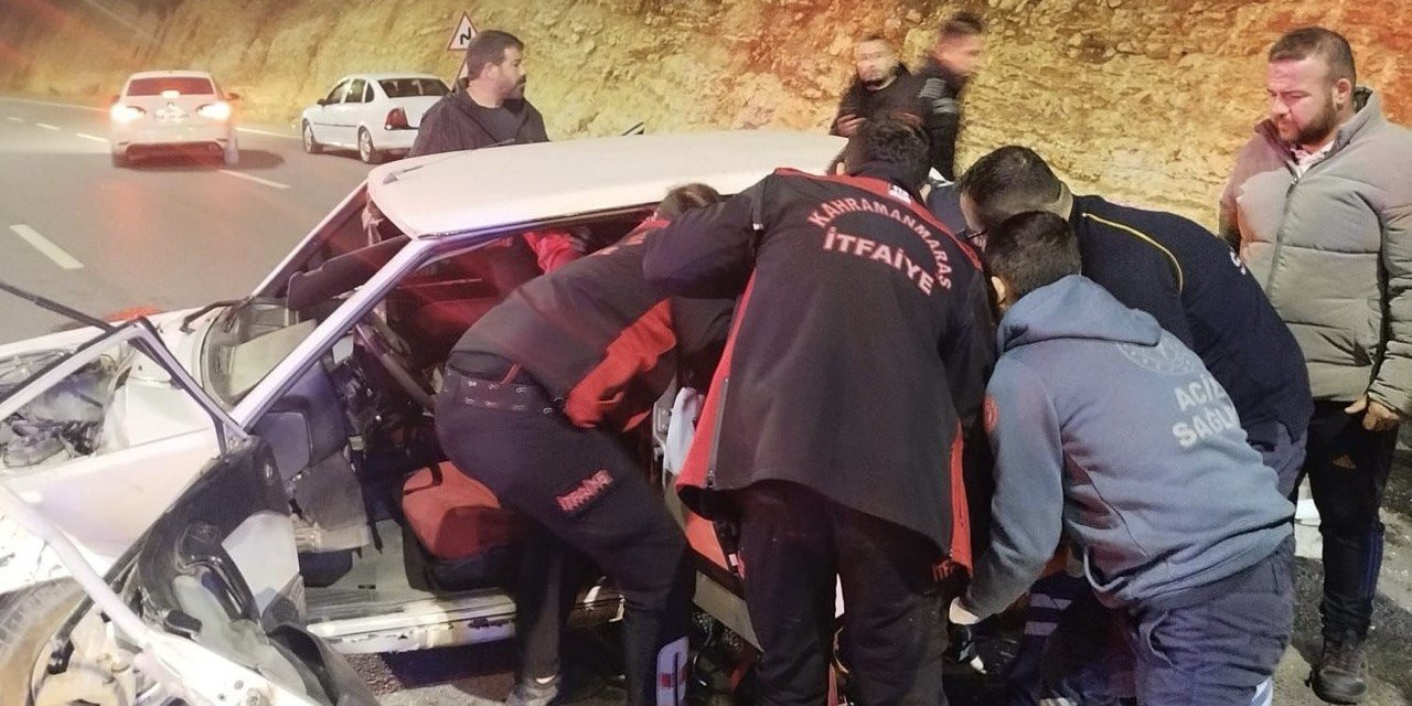 Kahramanmaraş’ta trafik kazası: 2 yaralı