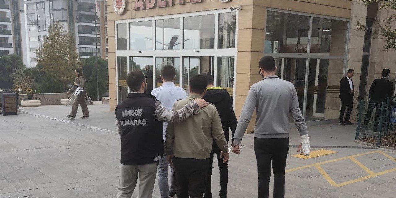 Kahramanmaraş’ta Narkotik Operasyonu: 4 Şüpheli Tutuklandı