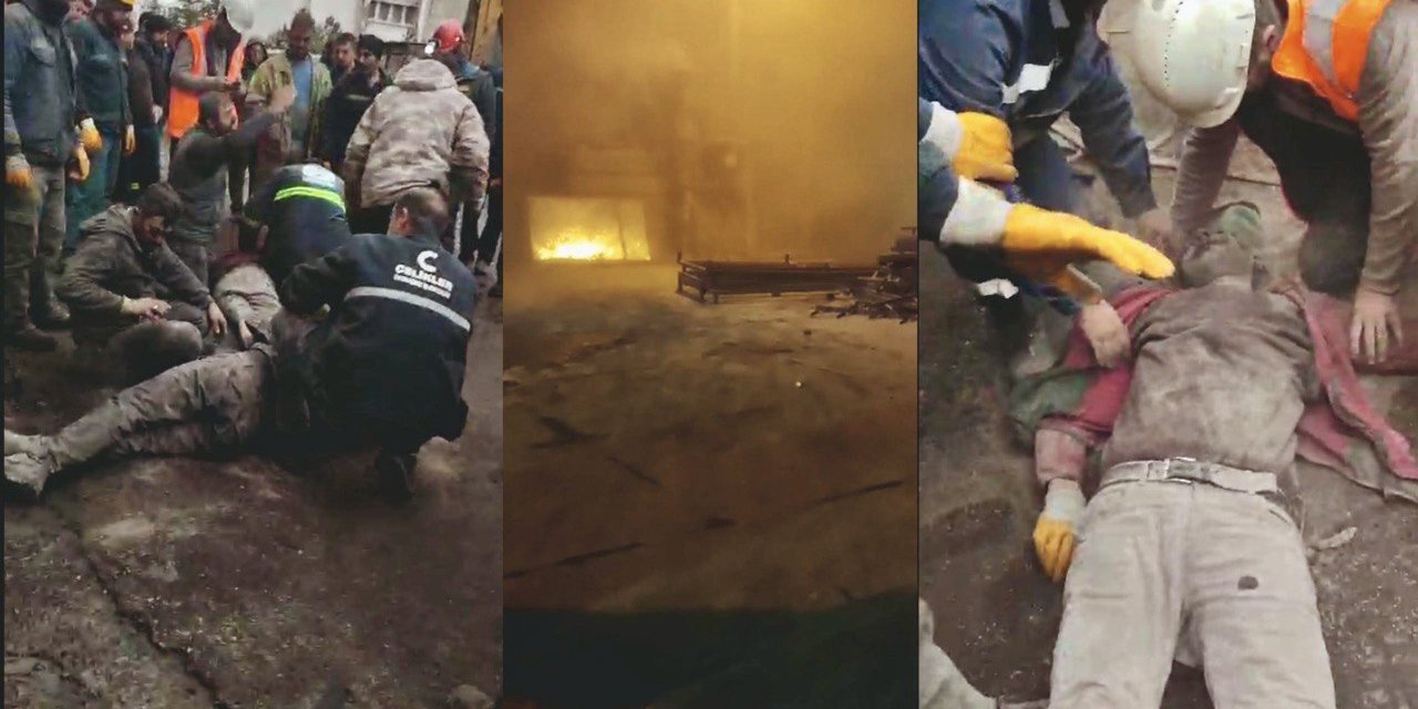 Kahramanmaraş’ta Termik Santralde 21 Metreden Düşen 4 İşçi Yaralandı