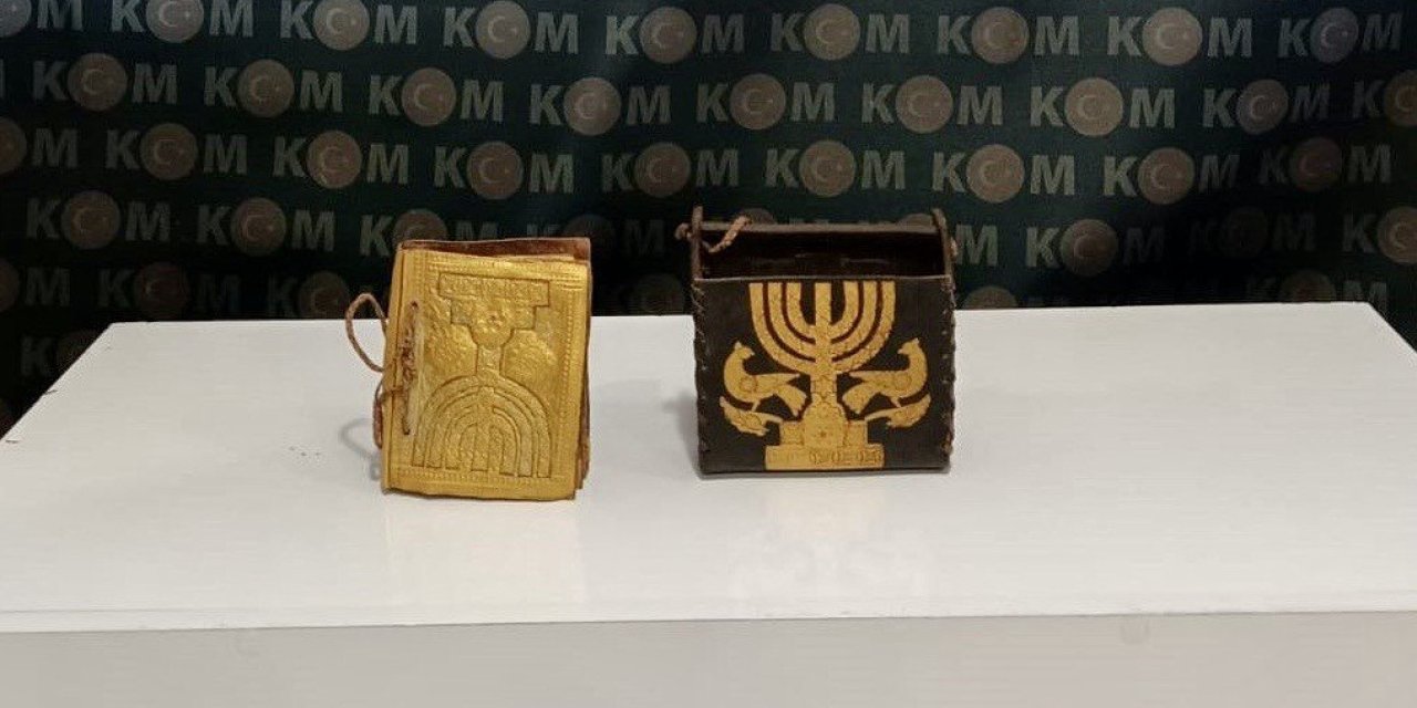 Kahramanmaraş’ta tarihi Tevrat Kitabı ele geçirildi 