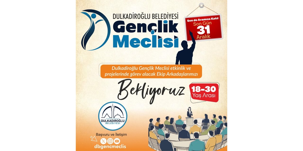 Gençlik Meclisi Başvuruları Başladı