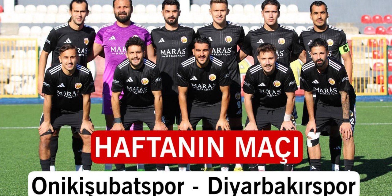 Onikişubatspor, Diyarbakırspor’u ağırlayacak 