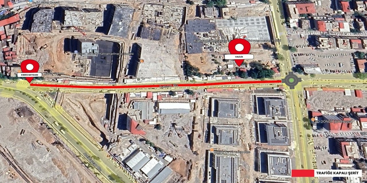 Trabzon Bulvarı’nda Geçici Trafik Düzenlemesi!