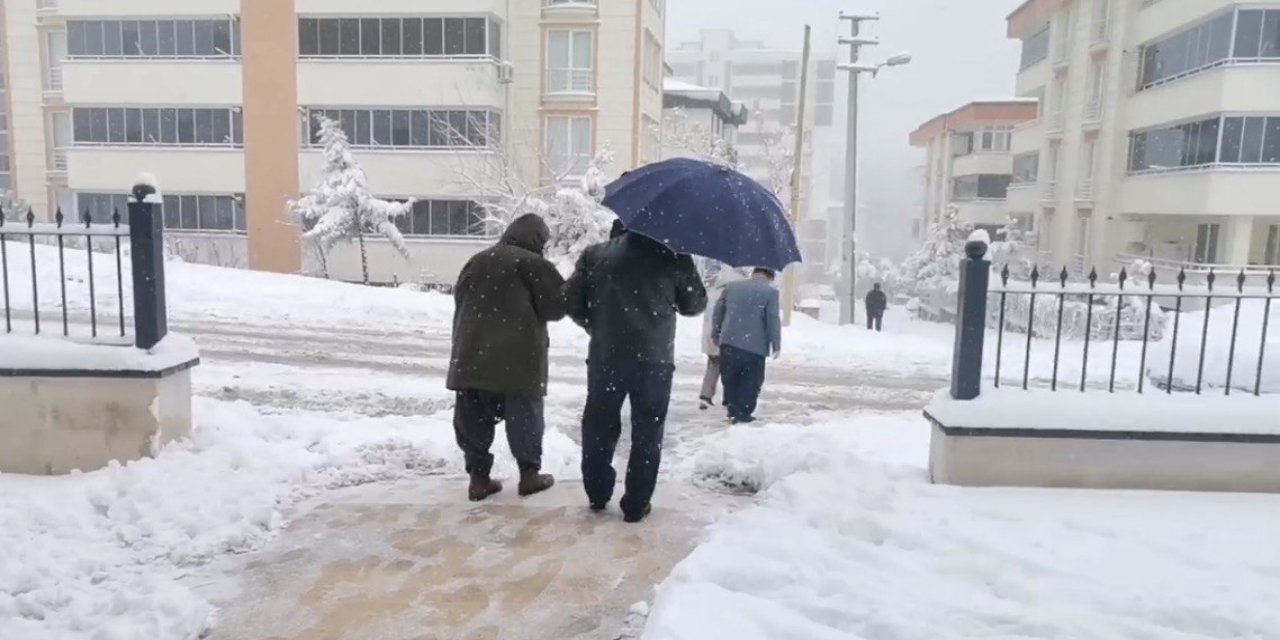 Kahramanmaraş’ta Kar Sevinci