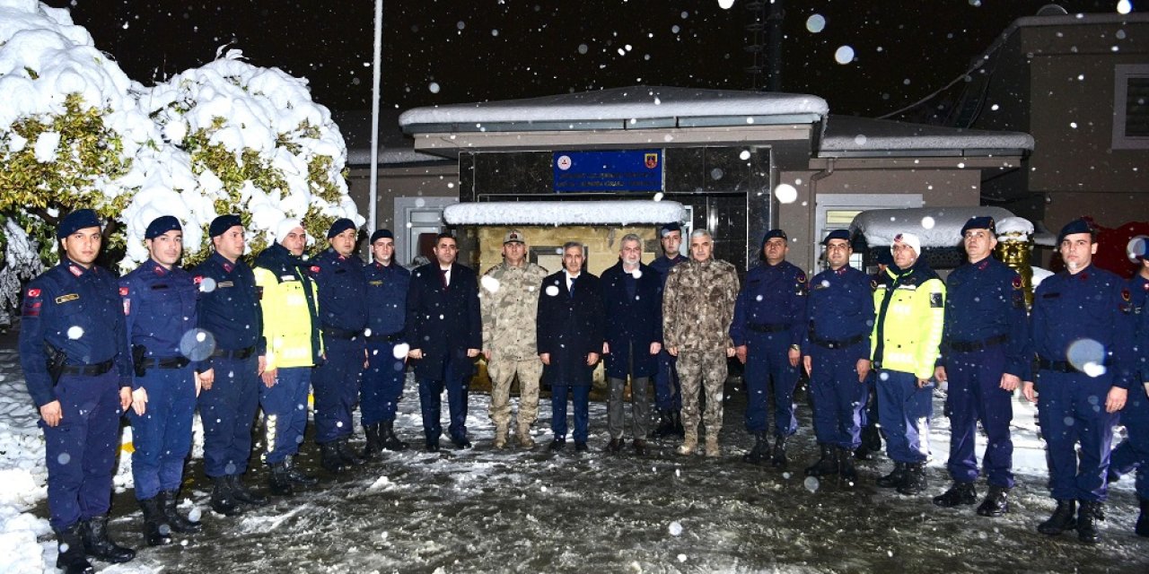 Görgel ve Ünlüer’den Yılın Son Saatlerinde Sahada Denetim ve Ziyaret