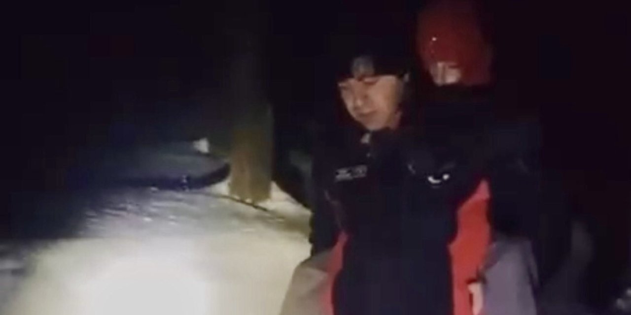 İtfaiyeden Karda Hayat Kurtaran Müdahale 