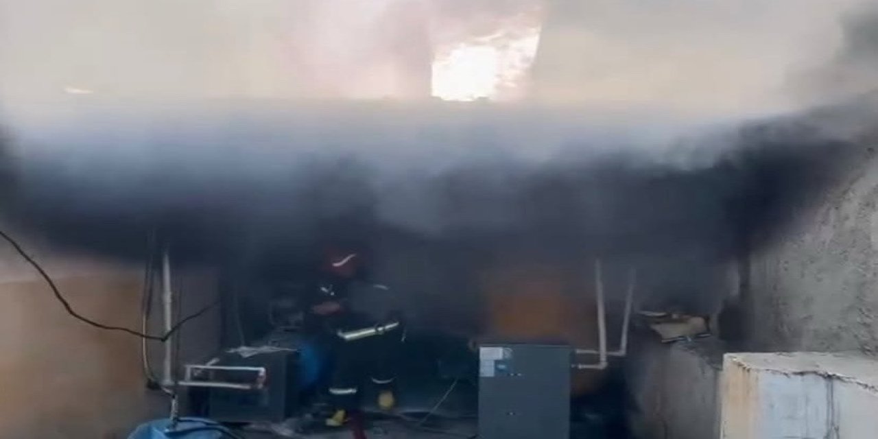 Kahramanmaraş’ta fabrika yangını