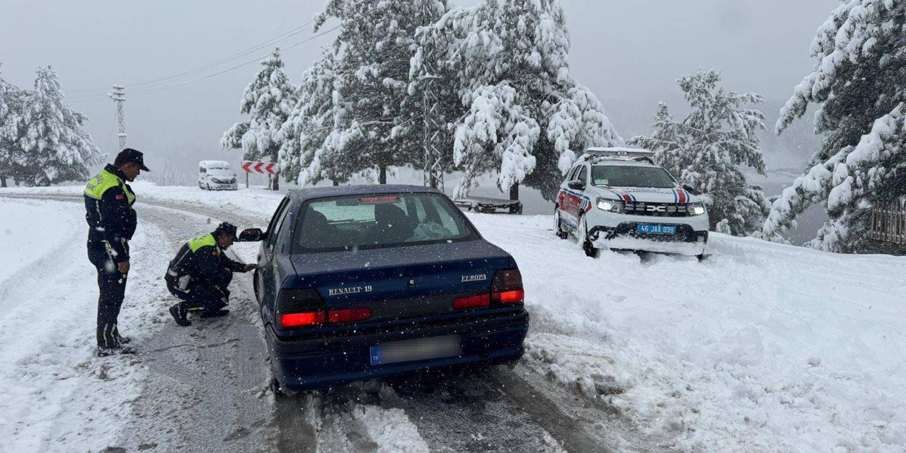 Kahramanmaraş’ta onlar kaçtı jandarma yakaladı 