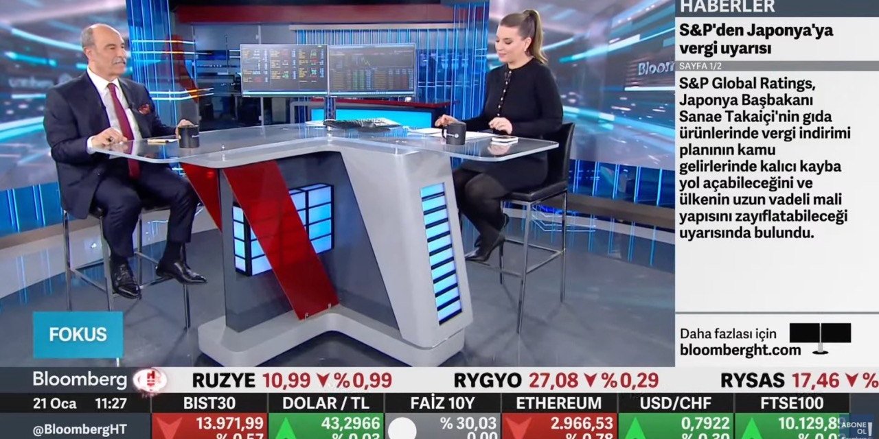 Şahin Balcıoğlu, Bloomberg’de gündemi değerlendirdi