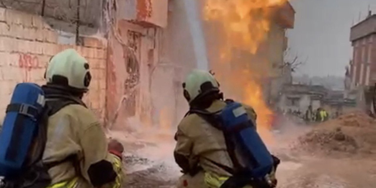 Kahramanmaraş’ta Doğalgaz Borusu Patladı