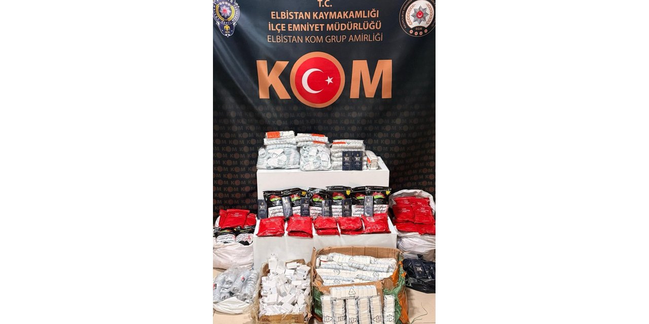 Göksun’da Kaçak Tütün ve Emtia Operasyonu