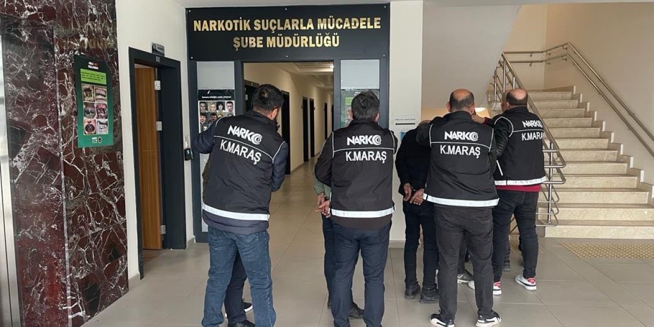 Kahramanmaraş’ta zehir tacirleri tutuklandı 