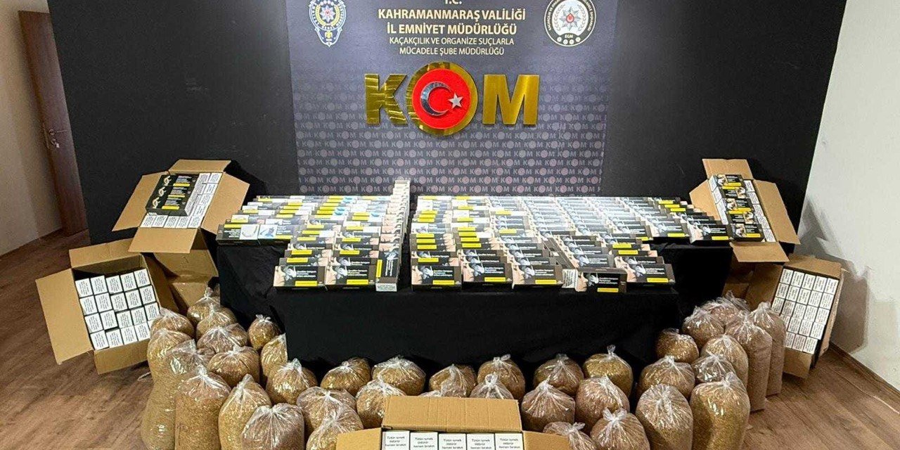 Kahramanmaraş’ta Uyuşturucu ve Kaçak Tütün Operasyonu