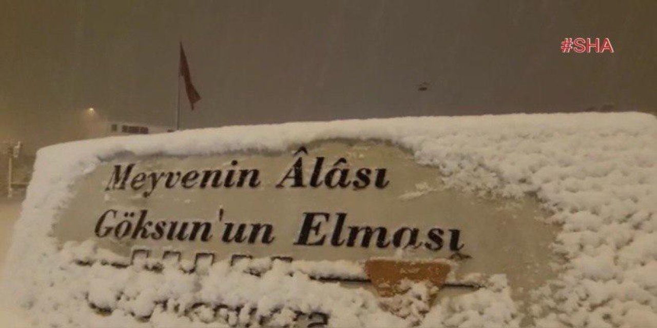 Kahramanmaraş’ın kuzey ilçelerinde kar yağışı başladı  