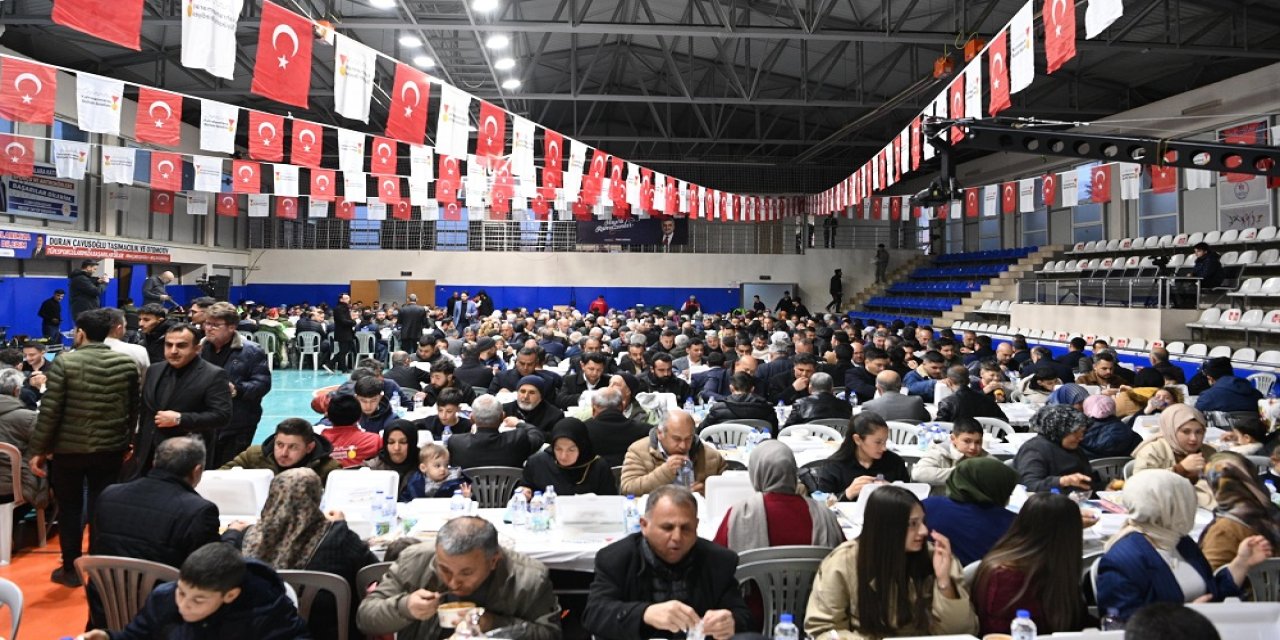 Gönül Sofrası Türkoğlu’nda Kuruldu