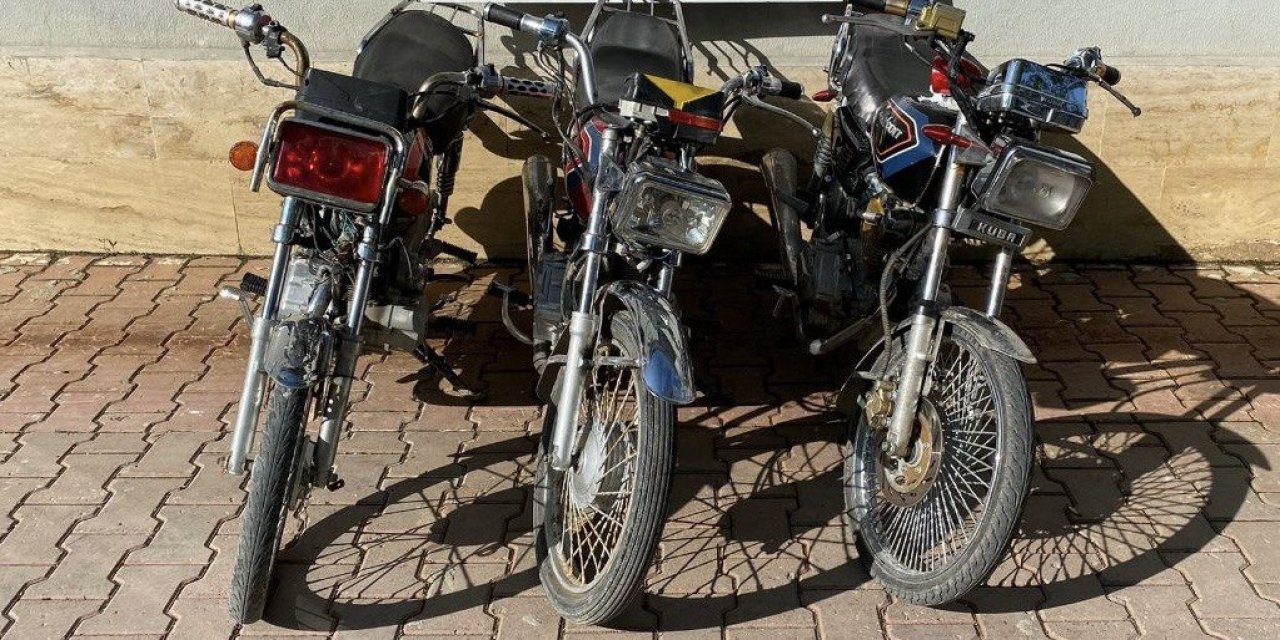 Kahramanmaraş’ta motosiklet hırsızları yakalandı 