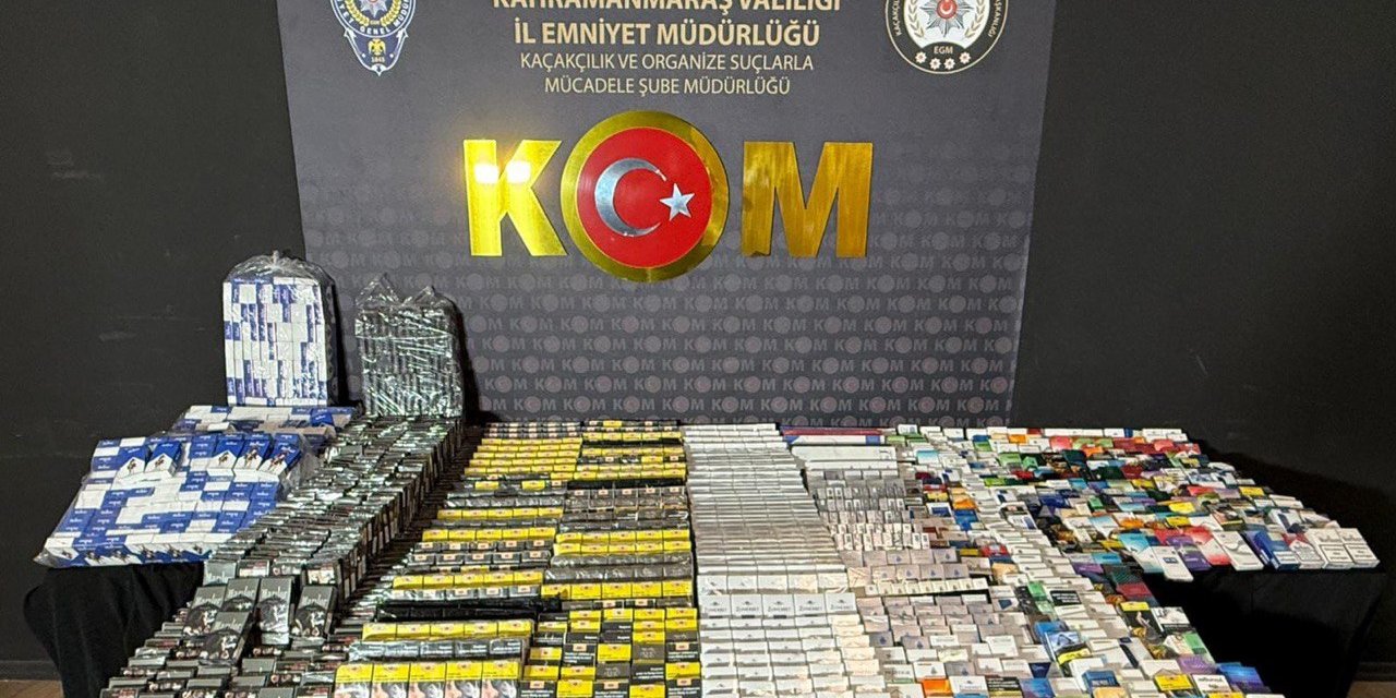 Kahramanmaraş’ta Kaçak Sigara ve Uyuşturucu Operasyonu: 1 Tutuklama