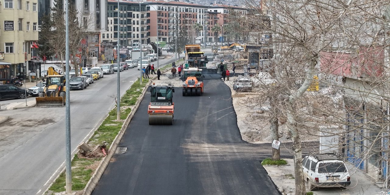 Dulkadiroğlu’nda Asfalt Mesaisi Sürüyor