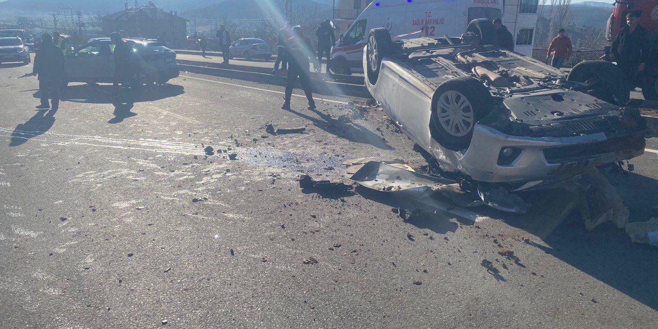 Nurhak’ta trafik kazası: 2 yaralı