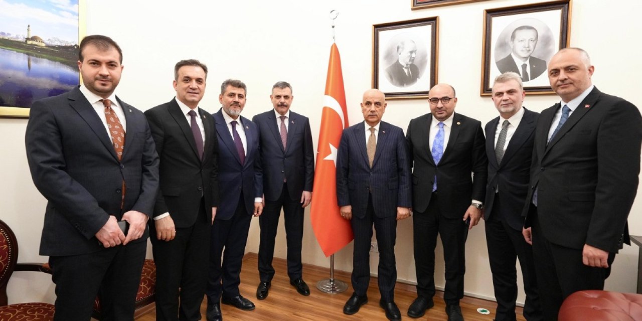 Kahramanmaraş Heyeti İçişleri Bakanı Çiftçi ile Bir Araya Geldi