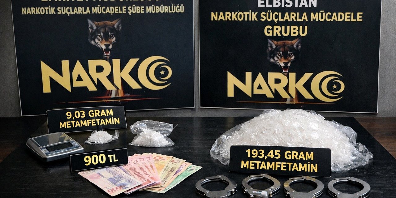 Kahramanmaraş’ta uyuşturucu operasyonu: 4 tutuklama