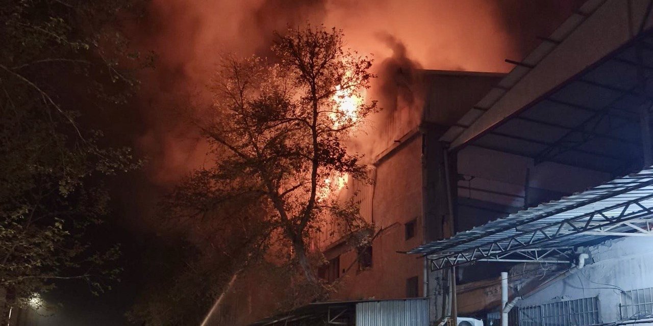 Kahramanmaraş’ta ahşap atölyesinde yangın 