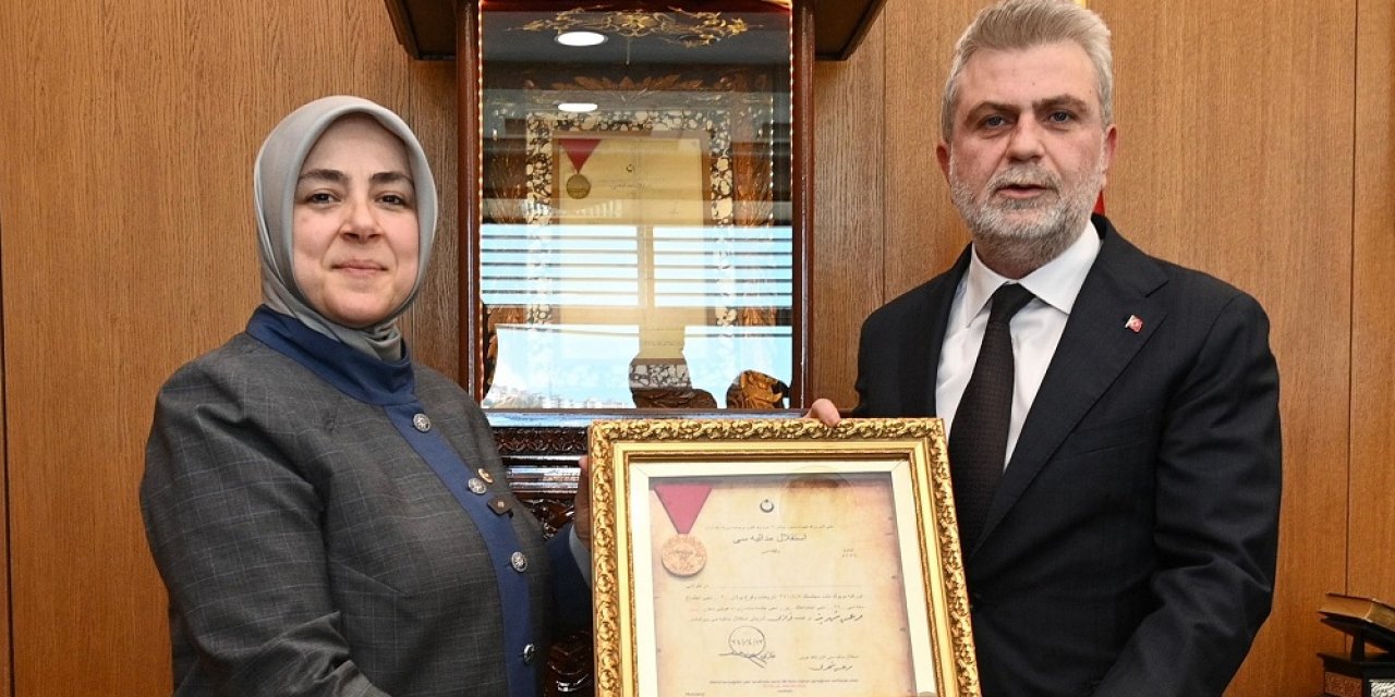 Başkan Görgel, AK Parti Kadın Kolları Başkanı Ercan’ı Makamında Ağırladı