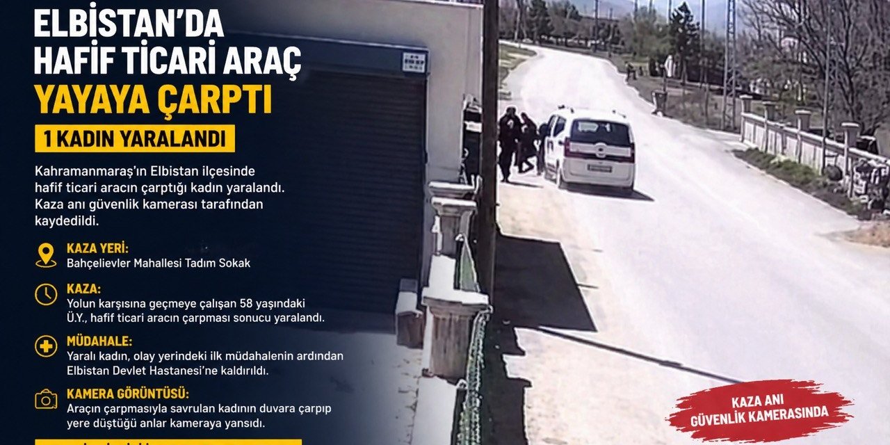 Kahramanmaraş’ta Kaza Anı Saniye Saniye Görüntülendi 