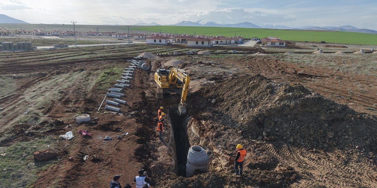 Afşin ve Elbistan’da Köy Evleri Yeni Altyapı Hatlarına Kavuşuyor
