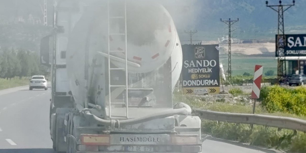 Kahramanmaraş’ta beton mikseri tepki çekti 