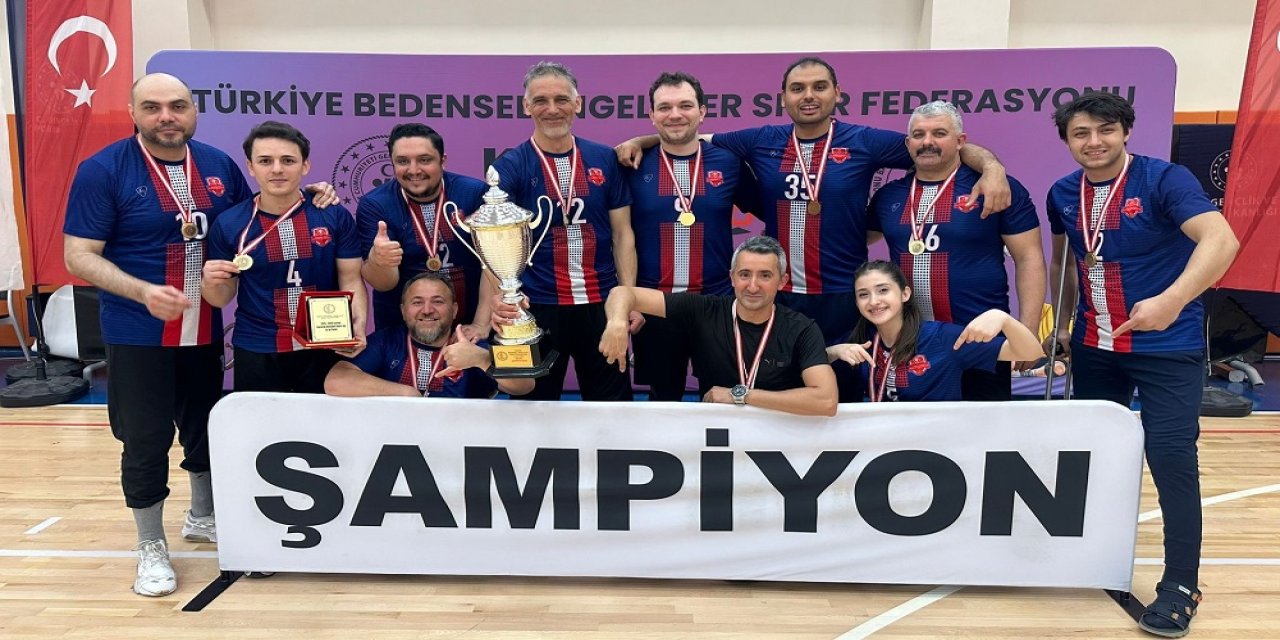 Oturarak Voleybol Takımı Süper Lig’de Namağlup Şampiyon