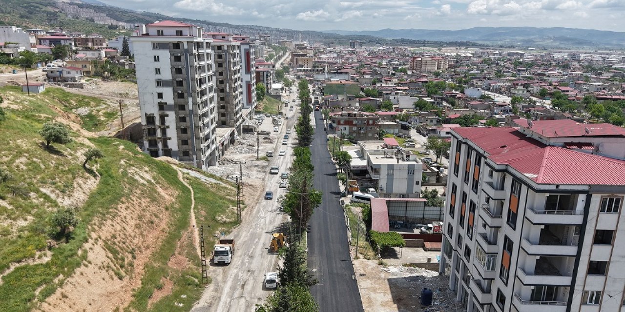 Şeyh Şamil ve Vezir Hoca Bulvarları Sıcak Asfaltla Buluşuyor