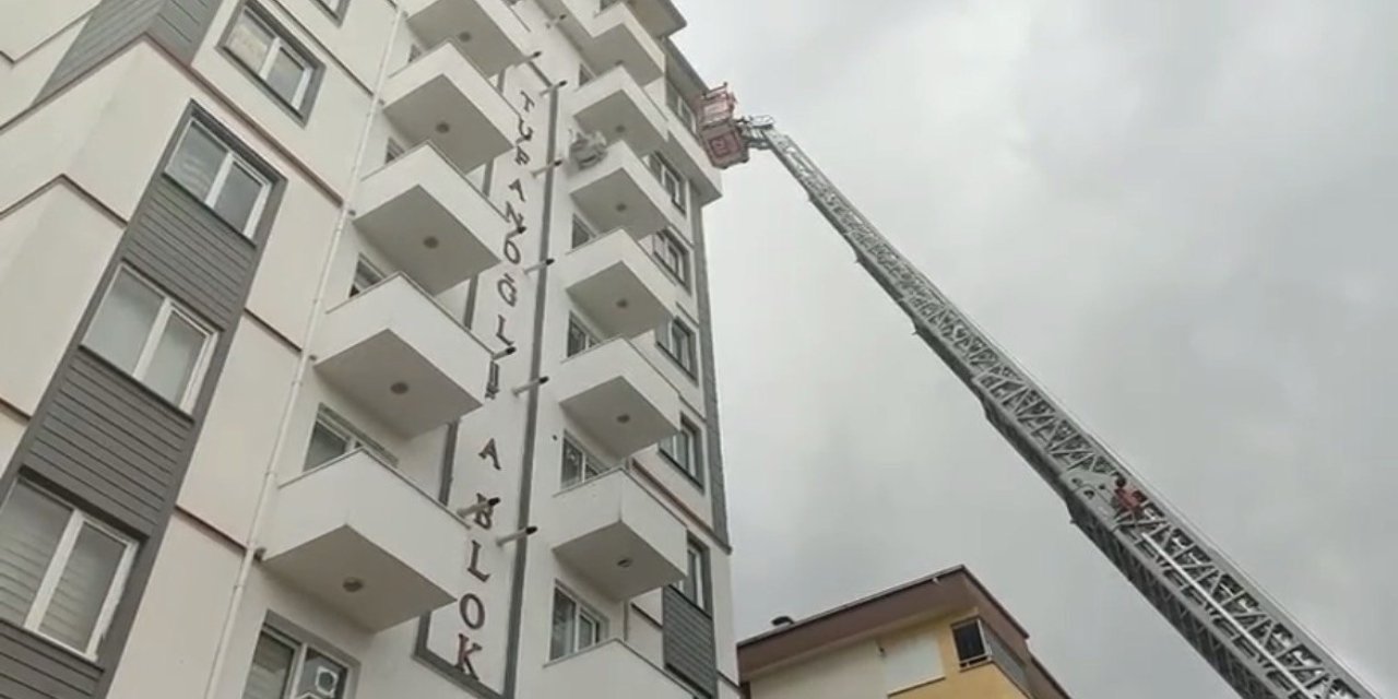 Kahramanmaraş’ta 10 Katlı Binada Yangın