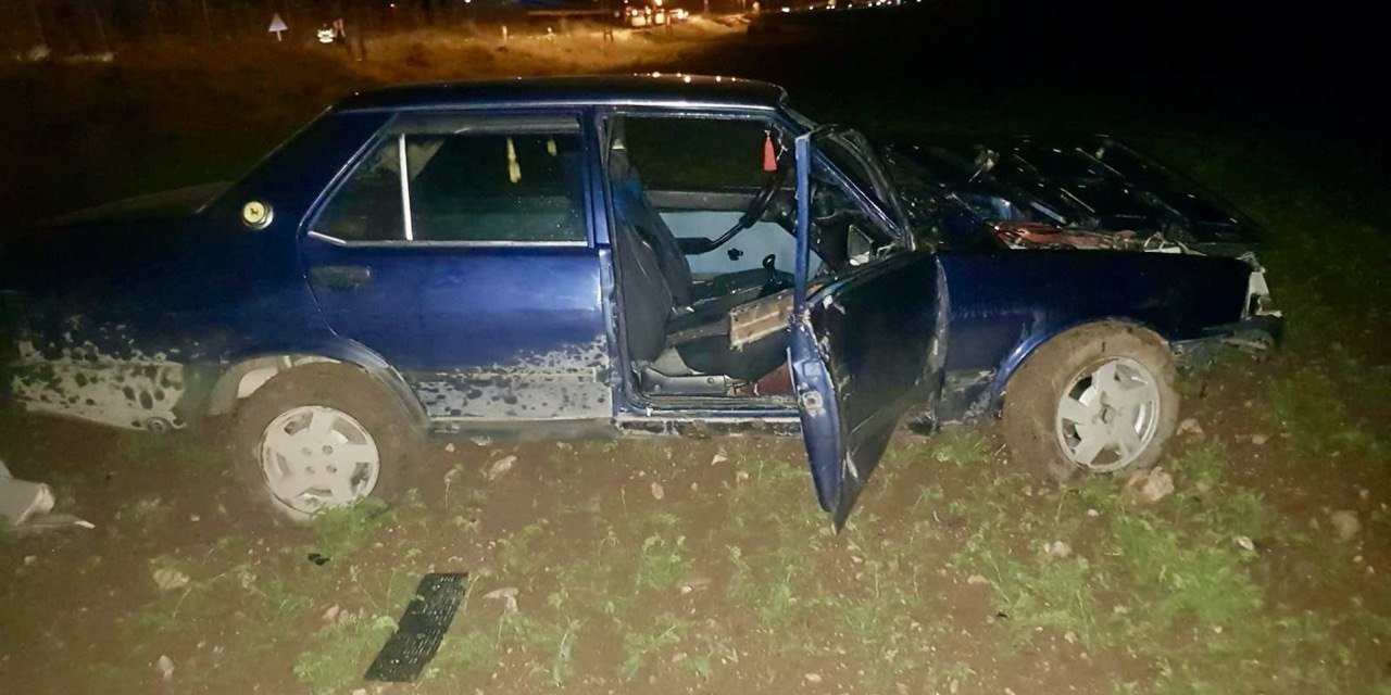 Kahramanmaraş’ta iki otomobil çarpıştı: 1 yaralı