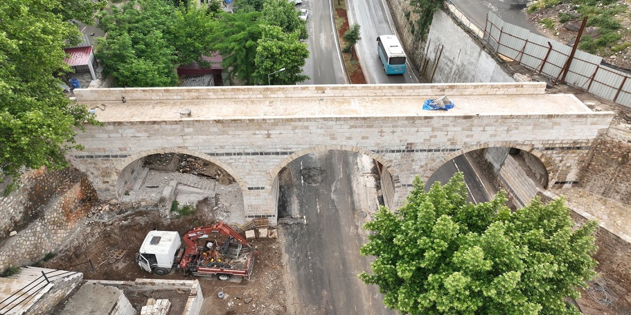 Tarihi Kanlıdere Köprüsü’nün Restorasyonu Tamamlanıyor