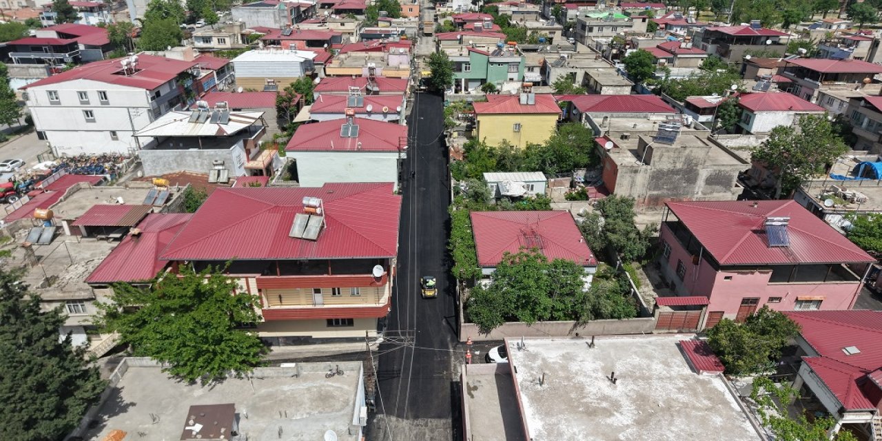 Dulkadiroğlu'nda Sokak Sokak Cadde Cadde Asfalt Serimi Yapılıyor