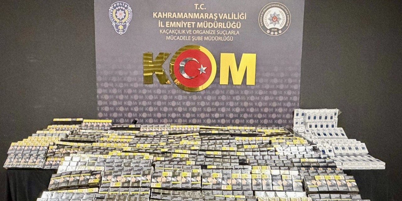 Kahramanmaraş’ta Kaçak Tütün ve Sigara Operasyonu: 7 Şüpheliye İşlem