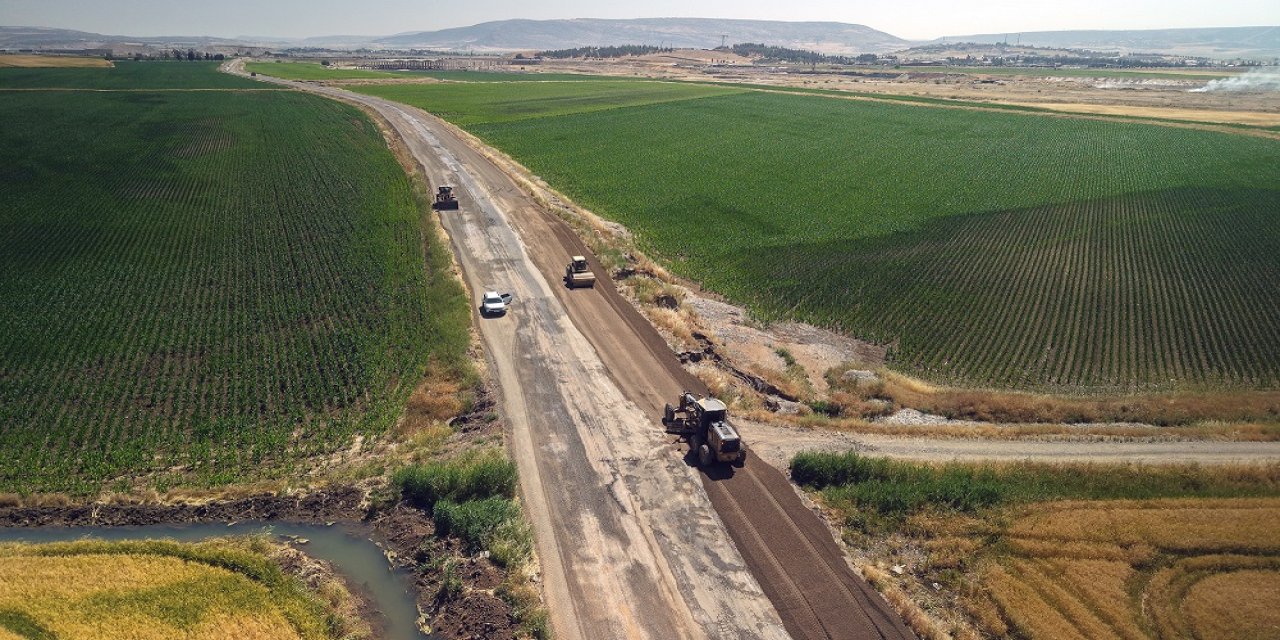 Dulkadiroğlu – Pazarcık Sınırındaki Mahallelerin Yolu Yenileniyor