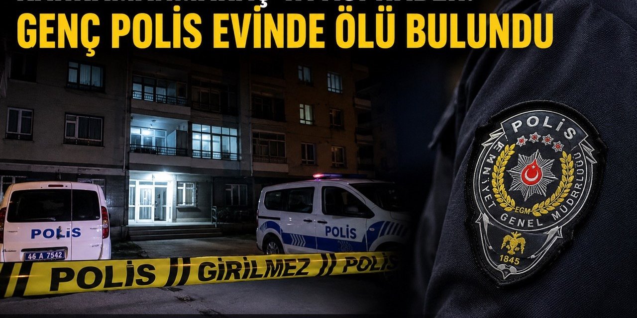 Kahramanmaraş’ta Polis Memuru Evinde Ölü Bulundu