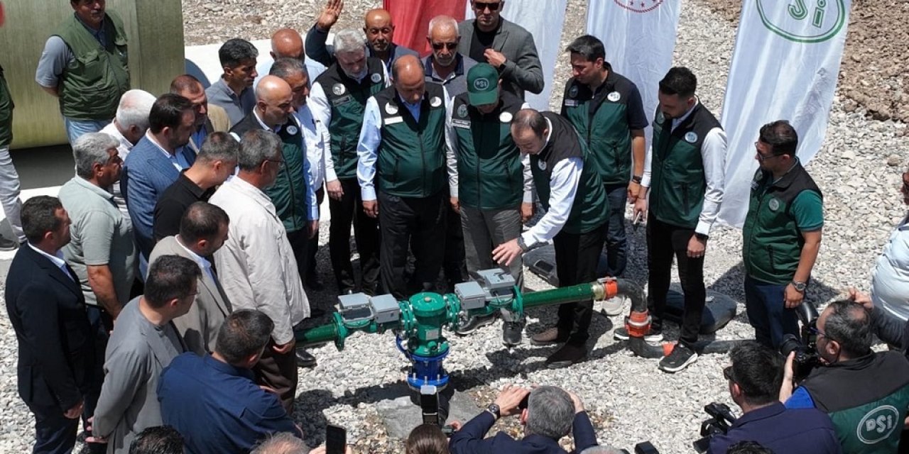 Kartalkaya Sulama Projesinde Son Durum Yerinde İncelendi
