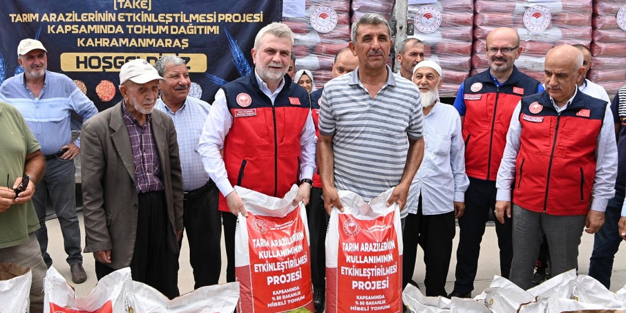 Üreticiye Can Suyu; 47 Ton Soya Tohumu Dağıtıldı