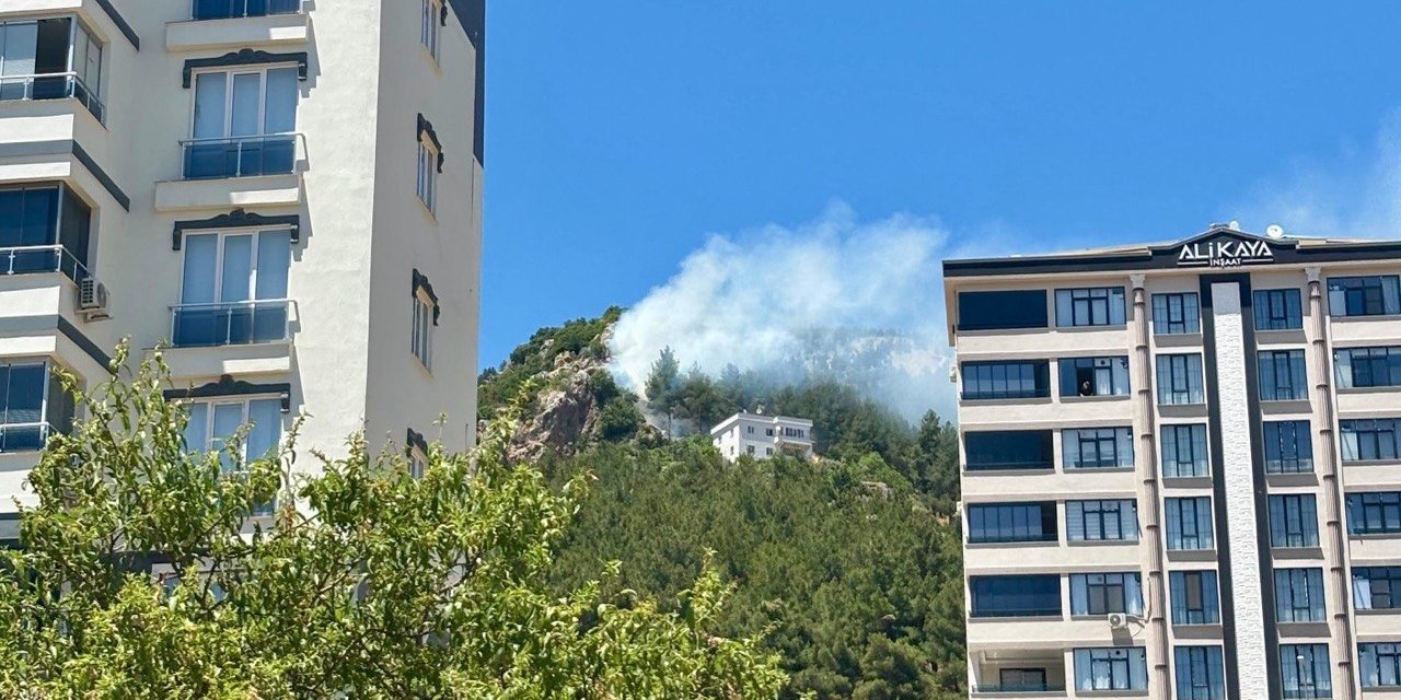 Kahramanmaraş’ta Ormanlık Alanda Çıkan Yangın Söndürüldü