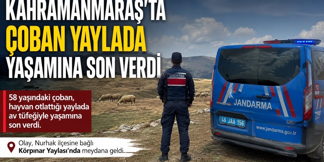 Kahramanmaraş’ta Çoban Yaylada Ölü Bulundu