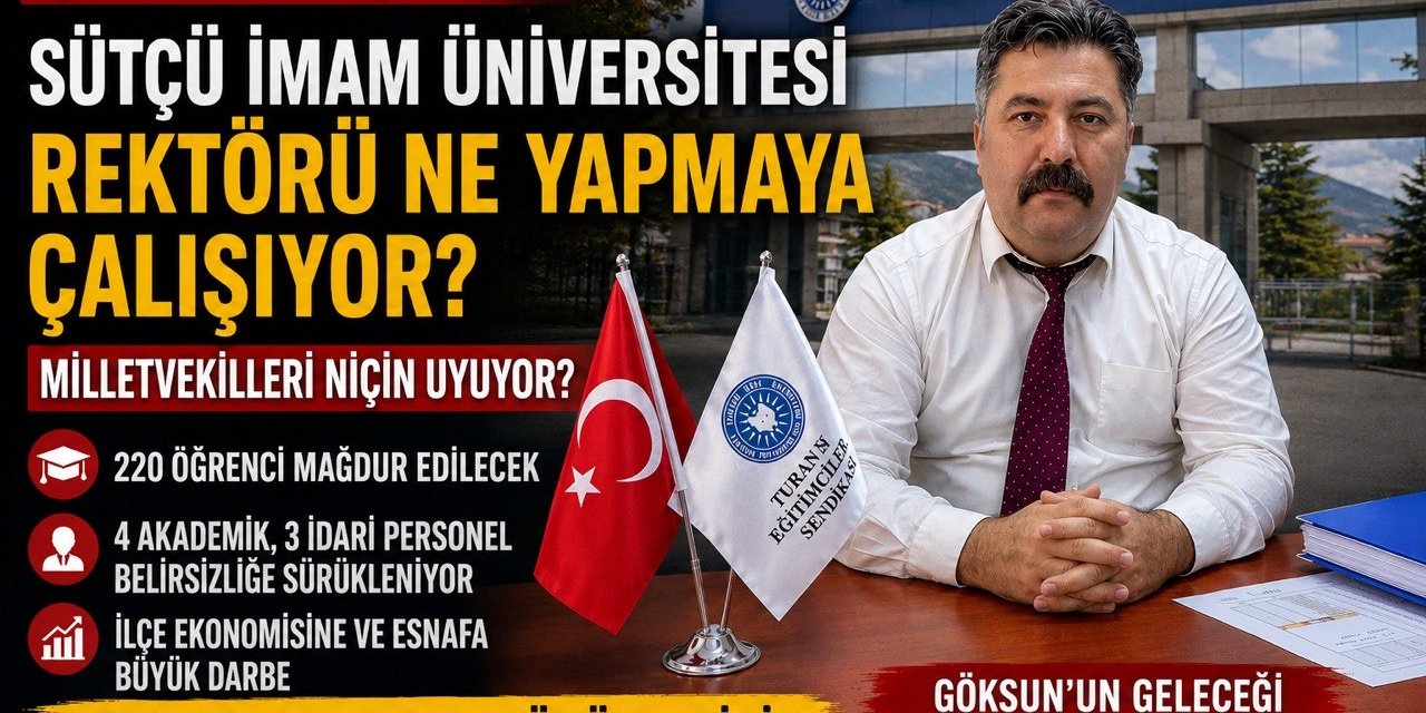 Göksun Uygulamalı Bilimler Yüksekokulu’nda Bölüm Taşınması Tepkisi