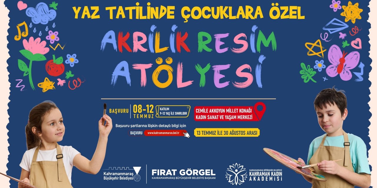 Akrilik Resim Atölyesi Başlıyor