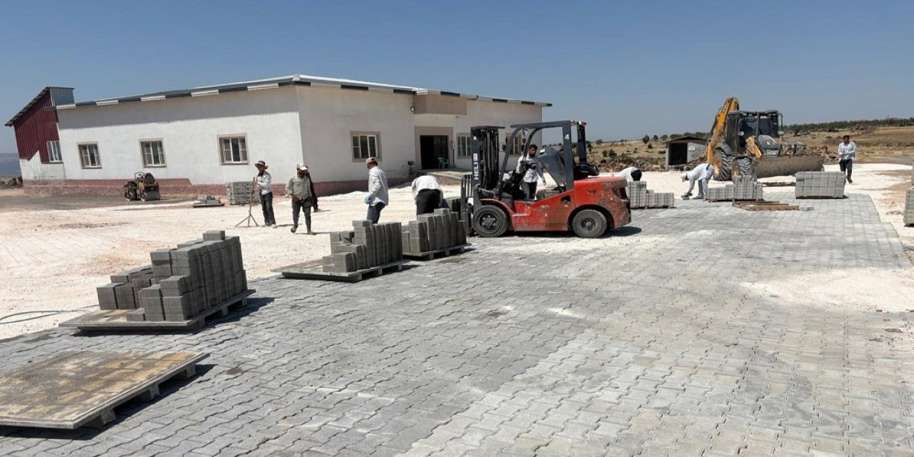 Pazarcık Kızkapanlı’nın Sosyal Tesisinde Çevre Düzenlemesi