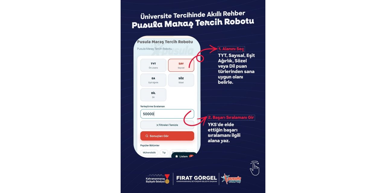 Gençlere Üniversite Tercihinde Dijital Destek