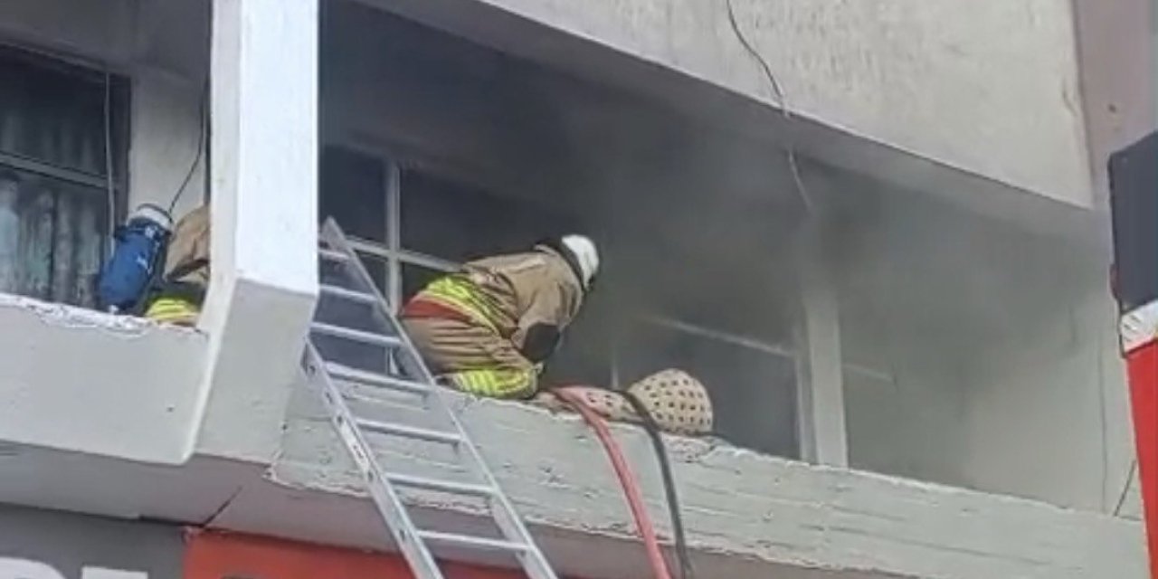 Kahramanmaraş’ta işyerinde yangın