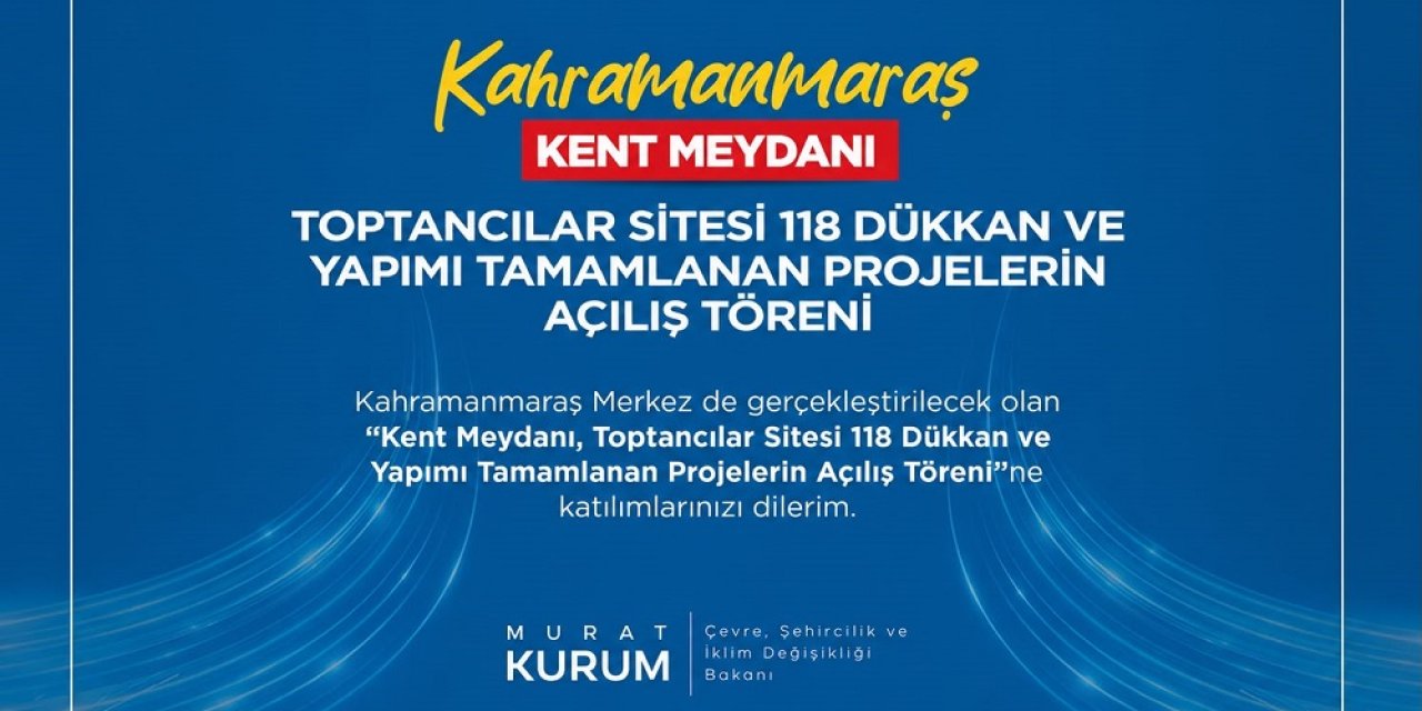 Şehre Değer Katacak 5 Yatırım Daha Hizmete Giriyor